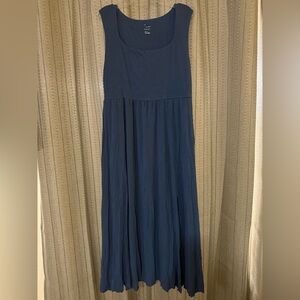 a new day Sleeveless Navy Maxi Dress with Scoop Neck